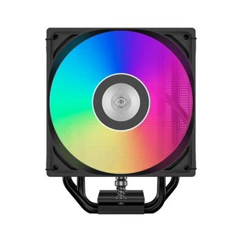 Кулер для процесора PcCooler RT500 Digital ARGB, чорний, алюміній/мідь, 1x120 мм ARGB, для Intel 1851/1700/1200/115x, AMD AM5/AM4,