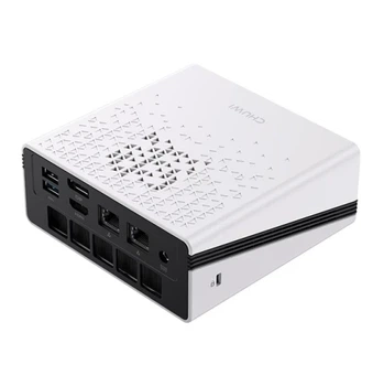 Неттоп Chuwi UBox, белый/черный, Ryzen 5 6600H (6x3.3-4.5 GHz), 16Gb DDR5 5600 MHz, 512Gb SSD NVMe, Radeon 660M, WiFi 6, bloetooth