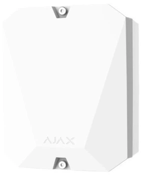 Модуль Ajax MultiTransmitter, белый, для подключения проводной сигнализации к Ajax и управления охраной в приложении (000018789)