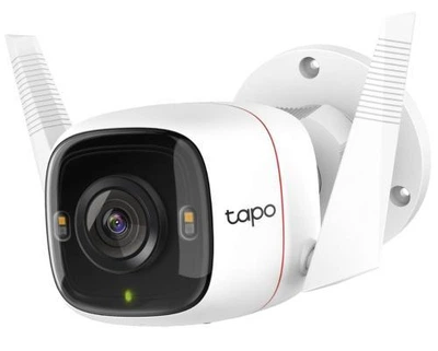 IP камера TP-Link Tapo C320WS, белый, 4 Мп (2560x1440/15 fps), 1/3' CMOS, H.264, f/1.61, f=3.18 мм, WiFi (2.4 GHz), день/ночь,