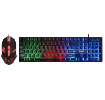 Комплект Defender Glion C-123UA, черный, USB, игровой, клавиатура + мышь