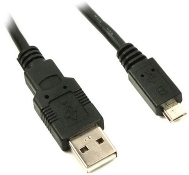 Кабель USB 2.0 AM - microUSB (5P), 1.5 м, черный, Viewcon (VW009)