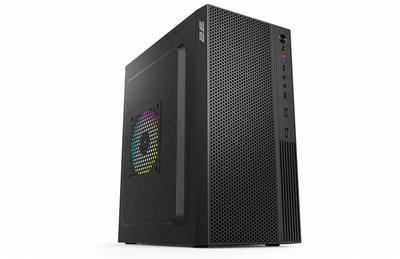 Корпус 2E TeamX (TMX03), черный, 500 Вт, Mini Tower, для Micro ATX / Mini ITX, 2xUSB 2.0, макс. CPU - 145 мм / VGA - 220 мм, 1x80