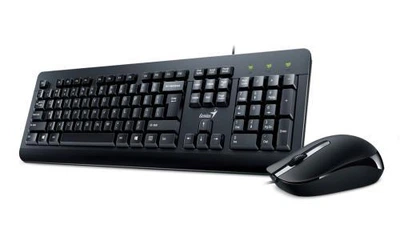 Комплект Genius KM-160, черный, USB (31330001419)