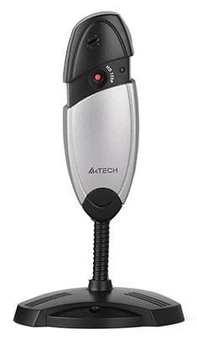 Веб-камера A4Tech PK-635P, черный/Grey, 1.3 Mpx, 720p, USB 2.0, встроенный микрофон, 360° вращение (PK-635P)
