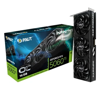 Видеокарта GeForce RTX 5060 Ti Palit Infinity 3 OC 16Gb GDDR7 128-bit (NE7506TS19T1-GB2061S)