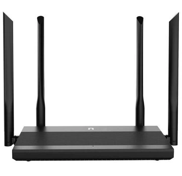 Роутер Netis N3, чорний, AC1200 (2.4GHz до 300 Mbps, 5GHz до 867 Mbps), 4xGLan, 4 зовнішні незнімні антени