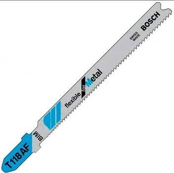 Пилка для лобзика Bosch T118AF Bim по металу 1шт