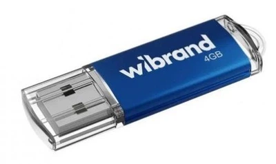 Флеш накопитель USB 4Gb Wibrand Cougar, синий, USB 2.0 (WI2.0/CU4P1U)