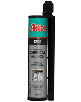 Анкер химический жидкие дюбеля Akfix C900 ординарный полиэстер 300 мл