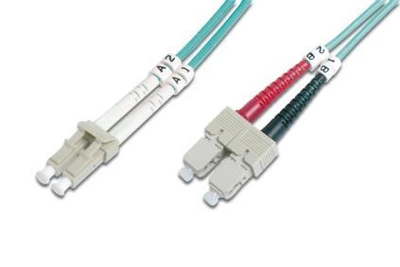 Патч-корд волоконно-оптичний LC/UPC-SC/UPC, 50/125, MM, OM3, duplex, 10м Digitus (teh0018388)