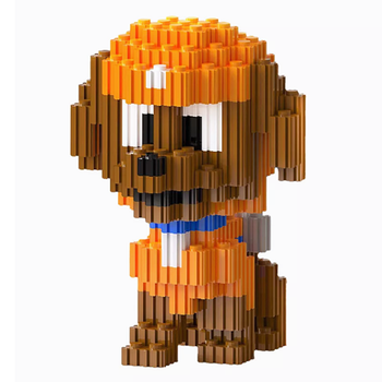 Конструктор PIXEL BUILDING BLOCK 3D Щенячий патруль Зума 560 эл (WWD-01Z)
