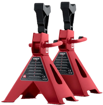 Kobyłki podporowe Humberg 538401 HM-384 samochodowe 3000 kg 2 szt Czerwone (5903890629854)