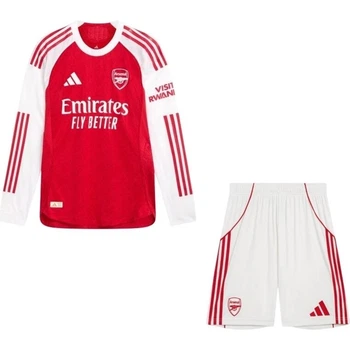 Футбольна форма з довгим рукавом Арсенал (Arsenal) 2025-2026 домашня червоно-біла S F0410