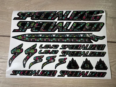Комплект наклеек на раму велосипеда SPECIALIZED ( спешилайзер ) Цвет стикер разноцветные
