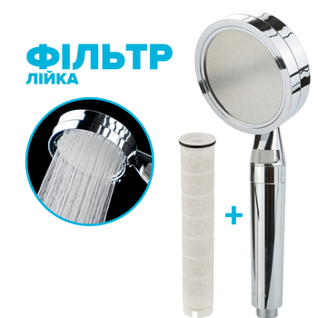 Фільтруюча душова лійка DROP SPA1F-NANO100F із NANO SPA потоком та фільтром