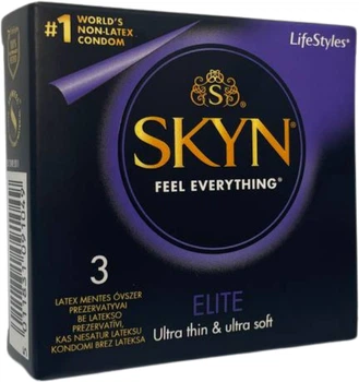 Презервативы Skyn Elit без латекса 3 шт (ROZ6400230518)