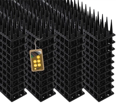 Шипы для отпугивания птиц Kadax Arcas 48 шт Черные (K588)