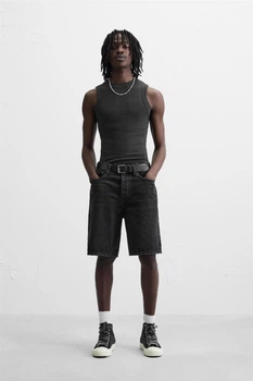 Шорти Zara Straight Fit вугільний чорний 8062/480/822 31