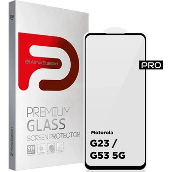 Защитное стекло ArmorStandart Glass Pro для Motorola G13/G23/G53 5G Black (ARM66134) [82910]