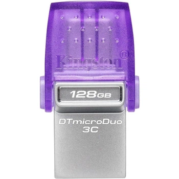 USB флеш-накопитель Kingston DataTraveler microDuo 3C 128GB (DTDUO3CG3/128GB) [93031]