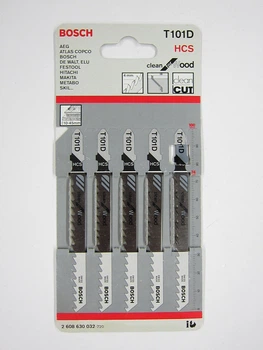 Пилки для лобзика Bosch T101D HCS по ДСП , 5шт