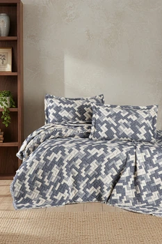 Муслиновое покрывало с наволочками First Choice Blooming 240 х 260 см Rodya Denim