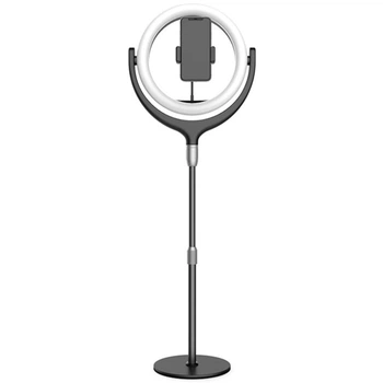 Кольцевая LED лампа Puluz SYA00522101A 12\" со штативом, черная