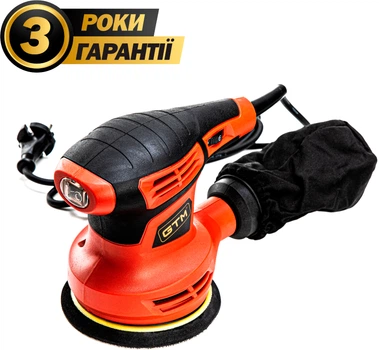 Шліфмашина ексцентрикова GTM 125 мм, 280 Вт (OS125/280)