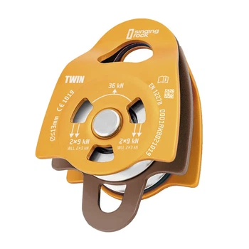 Блок-ролик Singing Rock Pulley Twin Roll Silver Uni (100021751)