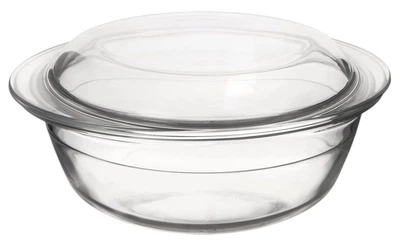 Naczynie Orion żaroodporne szklane z pokrywką Przezroczyste 24 x 20 x 10 cm 1.5 l (8592381191580)