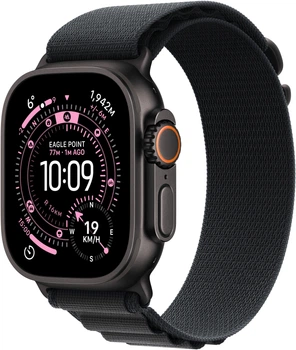 Smartwatch Apple Watch Ultra 3 GPS + Cellular 49mm Black Titanium Case with Black Alpine Loop - S (MF0Q4)