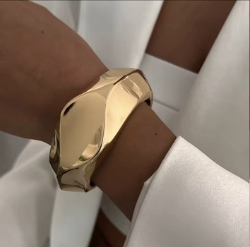 Браслет женский объемный Клеопатра Xuping Jewelry 17-19р (18к цвет золота 585п) 50-002