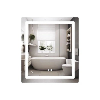 Дзеркало Lidz Kubis 700х800 з LED-підсвічуванням Touch, з антизапотіванням, з диммером, рег. яскравості LD78LF9047080