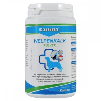 Минеральный комплекс для щенков и молодых собак Canina «Welpenkalk» порошок 300 г