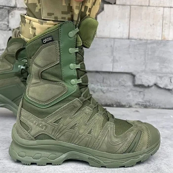 Зимові Берці Salomon Quest 4D Forces High GTX 45 олива