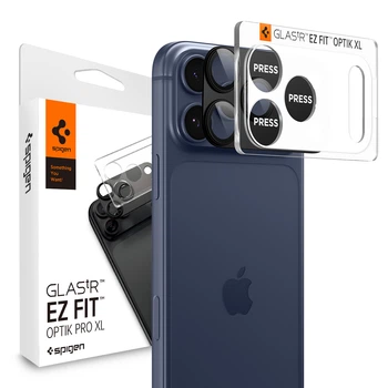 GLASSブラックXL Стекло на камеру Spigen EZ Fit Optik Pro XL 1-Pack для iPhone 17