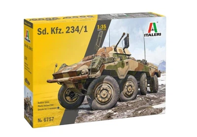 Збірна модель 1:35 бронеавтомобіль Sd.Kfz. 234/1 Italeri 6757