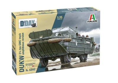 Збірна модель 1:35 версія амфібії вантажівка DUKW 2½ GMC Amphibious Truck - D DAY Italeri 6392