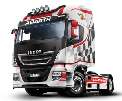 Збірна модель 1:24 вантажний автомобіль Iveco Hi-Way E5 Abarth Italeri 3934