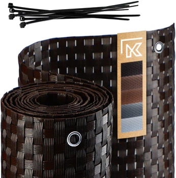 Ширма для балкона Kadax Skei 1х5 м Темно-коричнева (K982)