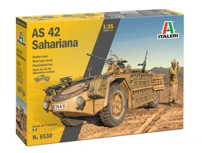 Збірна модель 1:35 бронеавтомобіль AS 42 Sahariana Italeri 6530
