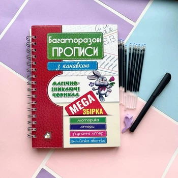 ПРОПИСИ З КАНАВКАМИ 4 В 1