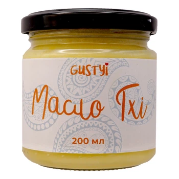 Гхи, топленое масло, Gustyi, 200 мл