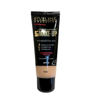 Крем тональний 3 в 1 EVELINE PROFESSIONAL Art. MAKE-UP пастельний 30 мл.