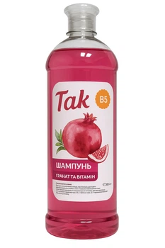 ТМ ТАК Шампунь з вітаміном В5 500 мл гранат