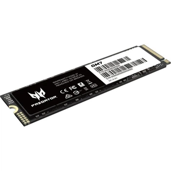 内蔵型SSD Acer Predator M.2 SSD 1TB GM7 Накопичувач M.2 SSD 1TB Acer GM7 Predator NVMe PCIe 4.0 x4 7200 mb