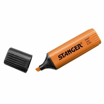 Маркер Stanger текстовый, 1-5 мм оранжевый 10 шт (MARKER-TXT-STFLATO10)
