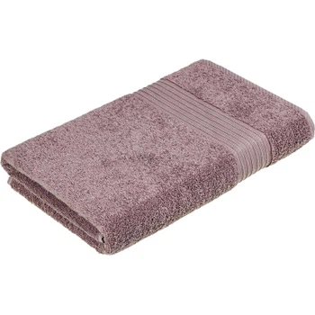 Полотенце Home Line махровое бордюрное (темно-сиреневое) 500 гр/м2, 50х90 см (181789)