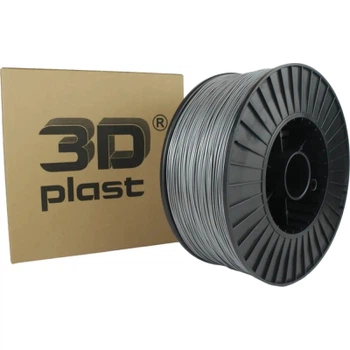 Пластик для 3D-принтера 3Dplast PLA 1.75мм, 3кг, gray - metallic (3DPLA1753GRMT)